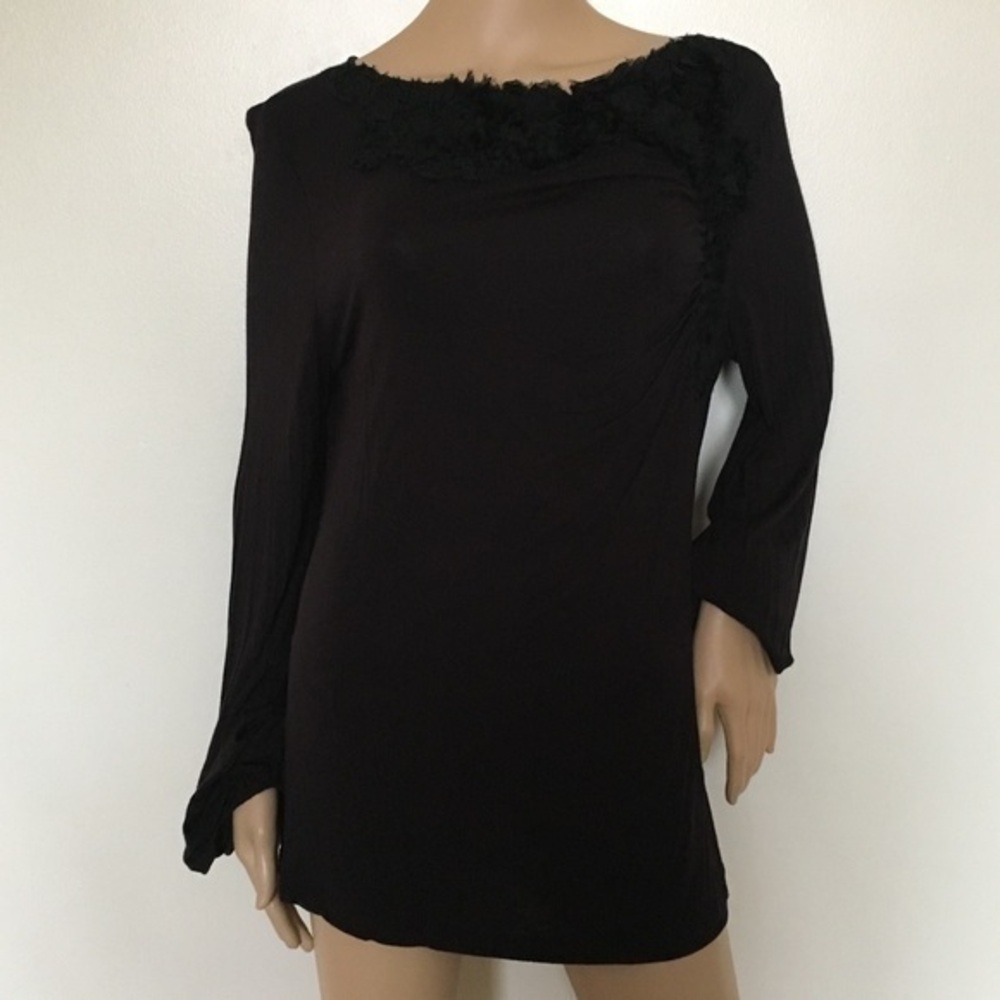 Bisou bisou black women's sweatshirt size L/G